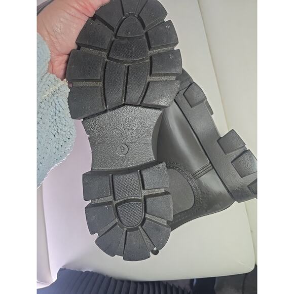 Jeffrey Campbell Combat Boots Platform Chunky Womens 9 Winter Fall Army Green - Picture 7 of 10